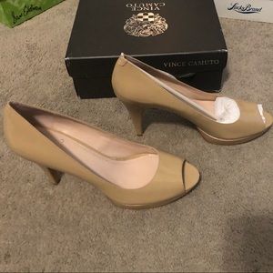 Brand new Vince Camuto peep toe heels